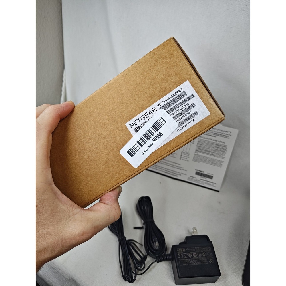 NETGEAR Nighthawk AX1800 Dual-Band WiFi 6 Router R6700AX Complete In Box - Picture 8 of 12